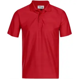 Mens Milan Golf Shirt Red